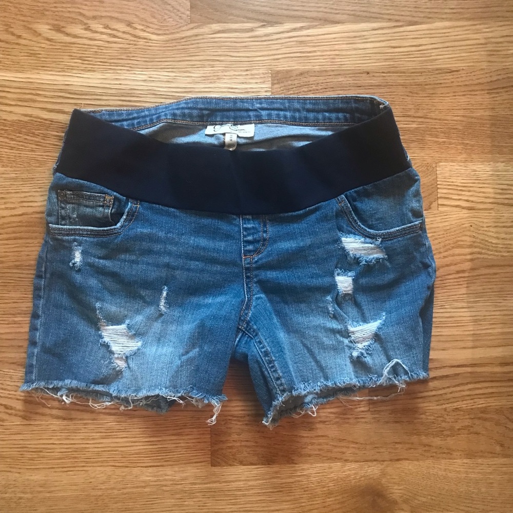Maternity Jean Shorts